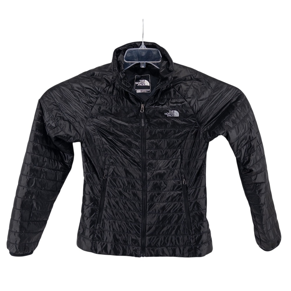 The North Face Blaze Thermal Zip Flashdry Puffer Jacket Black Women's XS A36J